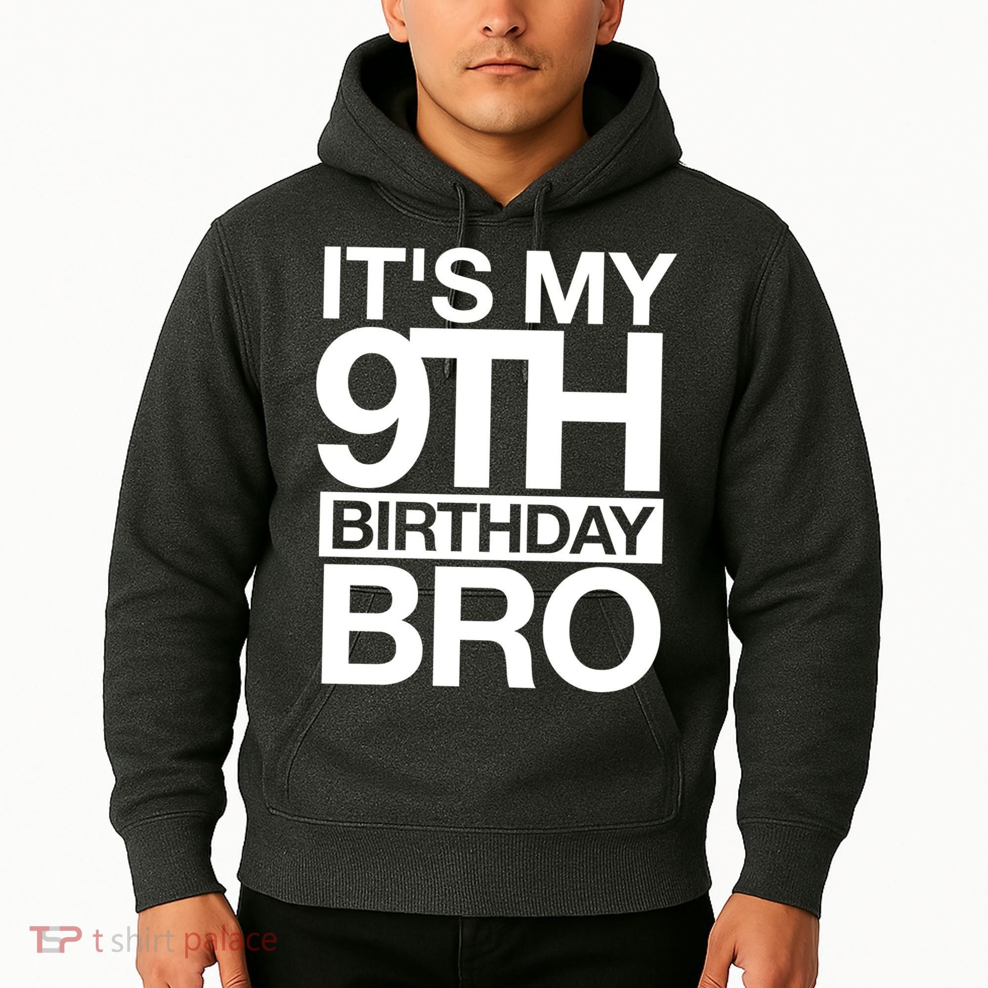 Its My 9th Birthday Bro 9th Birthday Hoodie
