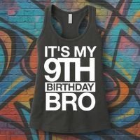 Its My 9th Birthday Bro 9th Birthday Women's Tank Top thumb 3