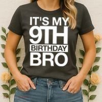 Its My 9th Birthday Bro 9th Birthday Women's T-Shirt thumb 2