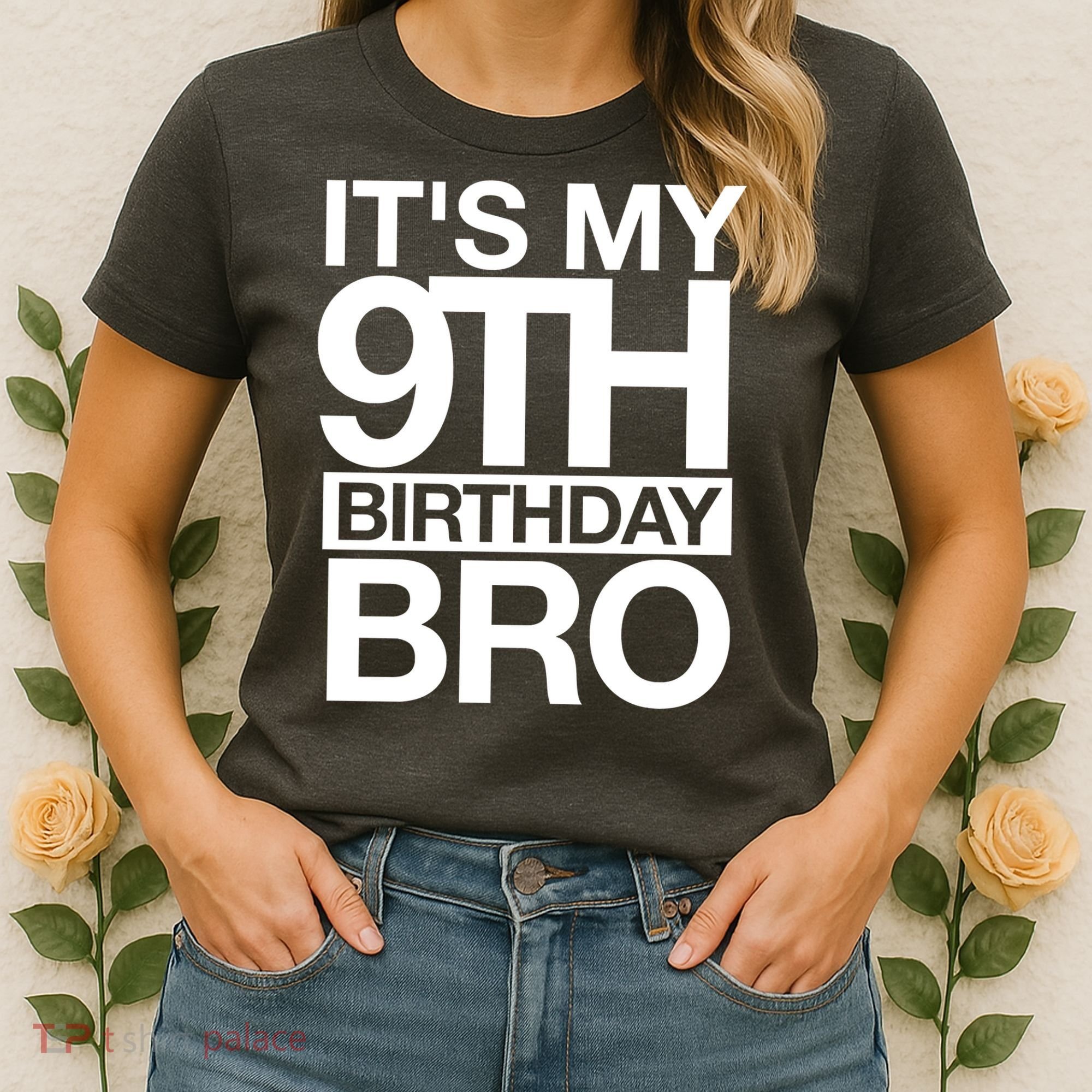 Its My 9th Birthday Bro 9th Birthday Women's T-Shirt