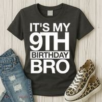 Its My 9th Birthday Bro 9th Birthday Women's T-Shirt thumb 3