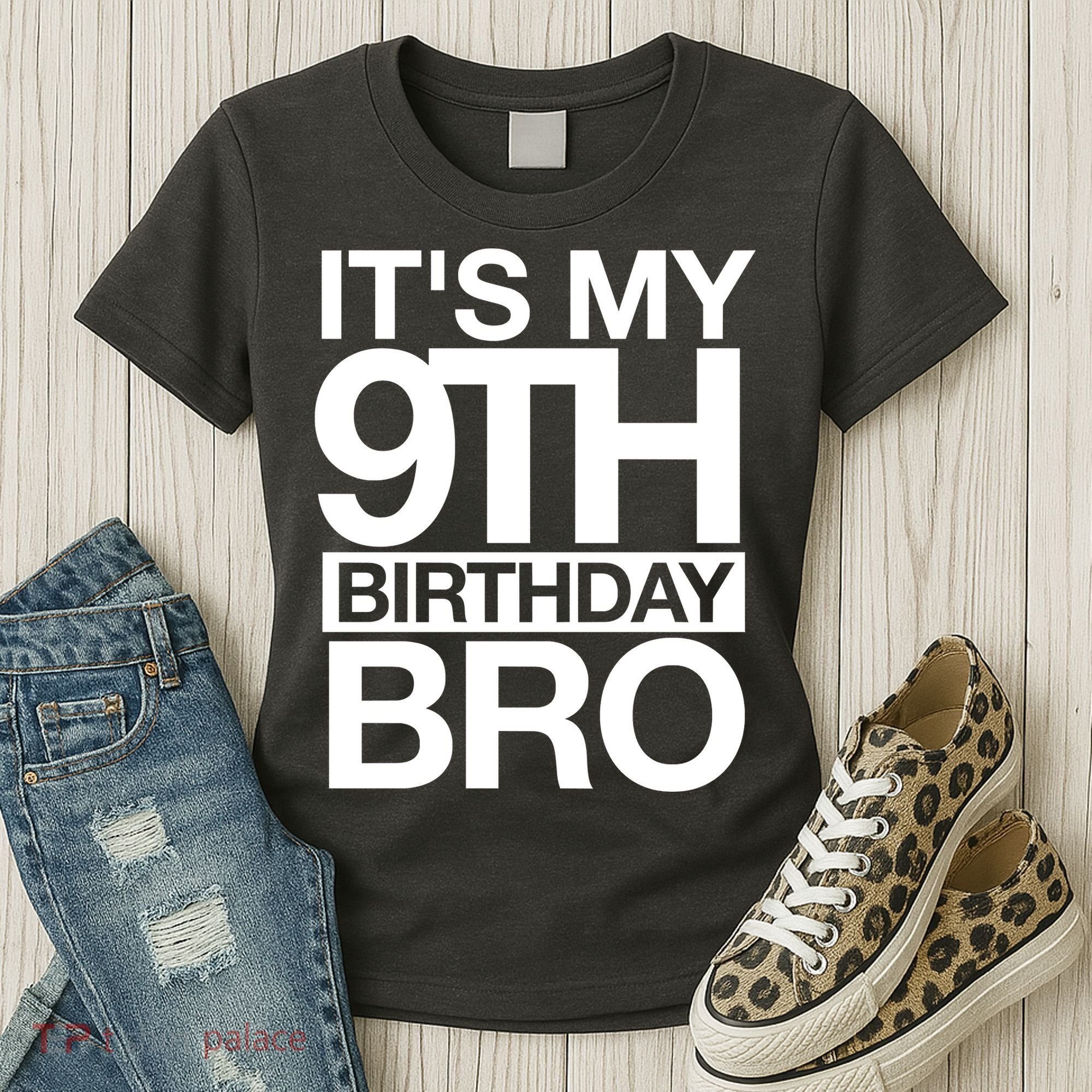 Its My 9th Birthday Bro 9th Birthday Women's T-Shirt