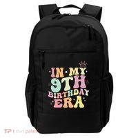 In My 9th Birthday Era Nine Years Old Birthday Gift Backpack thumb 0