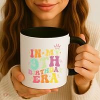 In My 9th Birthday Era Nine Years Old Birthday Gift Coffee Mug thumb 3