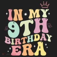In My 9th Birthday Era Nine Years Old Birthday Gift Tumbler thumb 3