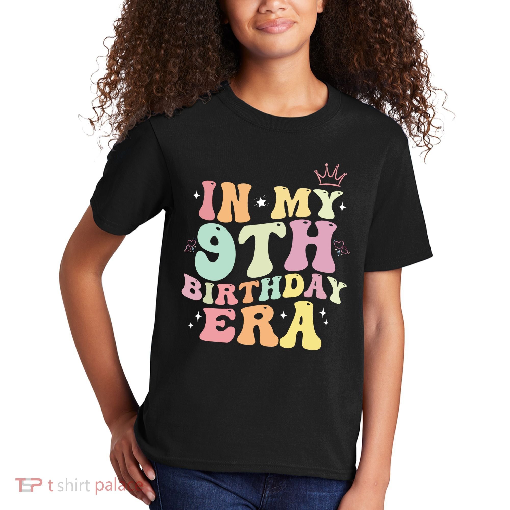 In My 9th Birthday Era Nine Years Old Birthday Gift Kids T-Shirt