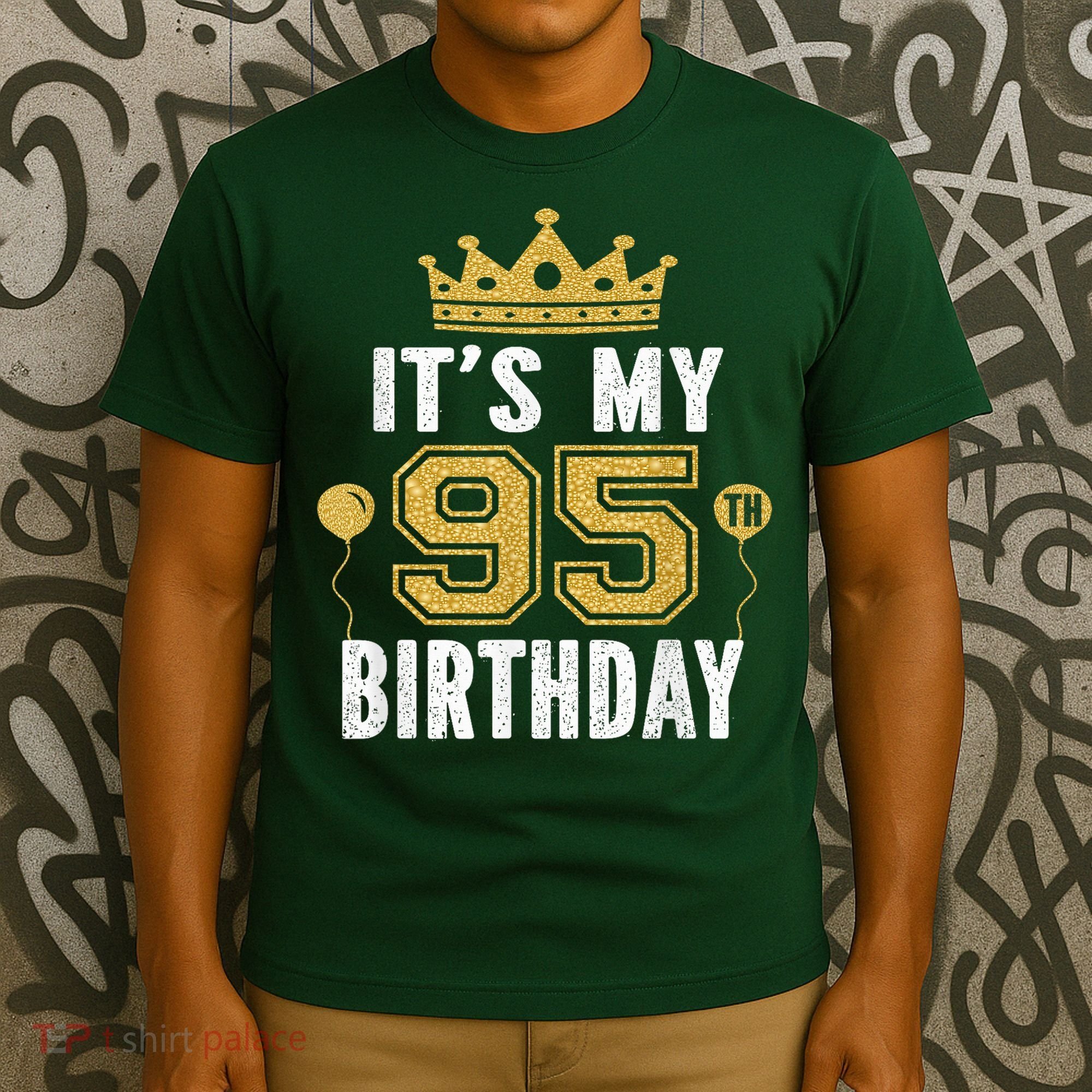 It'S My 95th Birthday For 95 Years Old Man And Woman T-Shirt