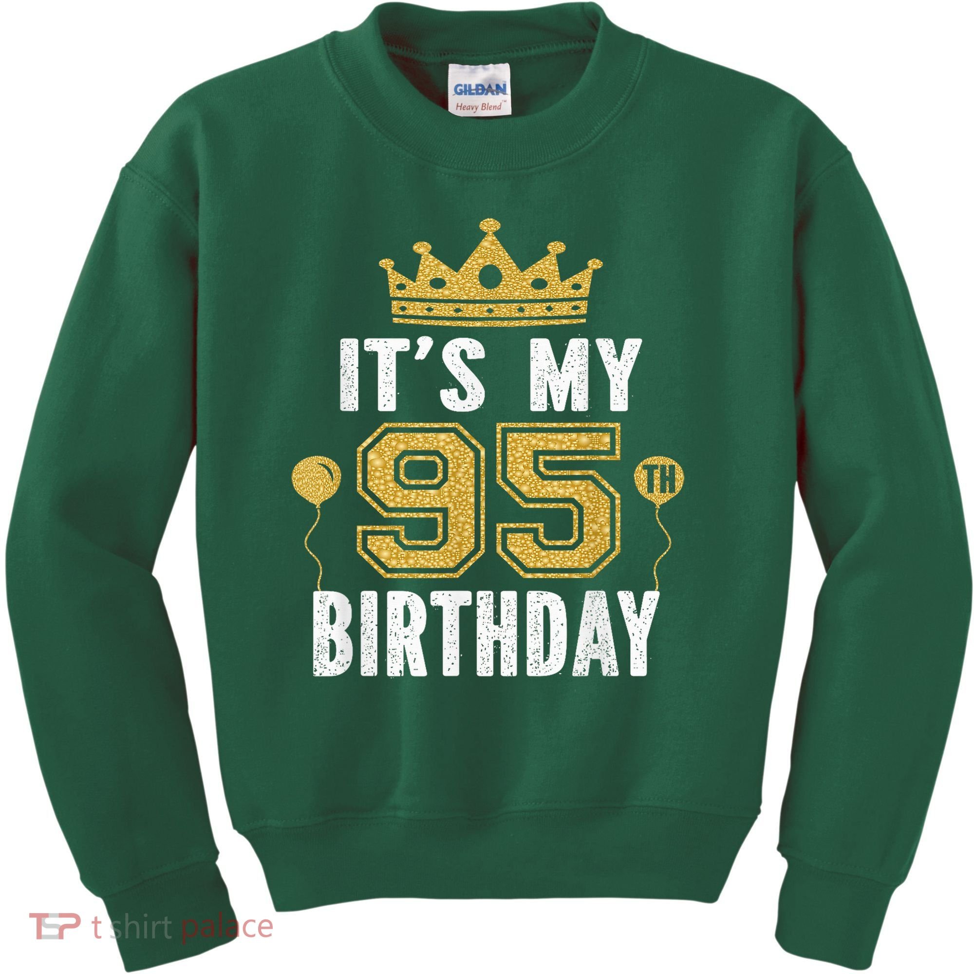 It'S My 95th Birthday For 95 Years Old Man And Woman Kids Sweatshirt