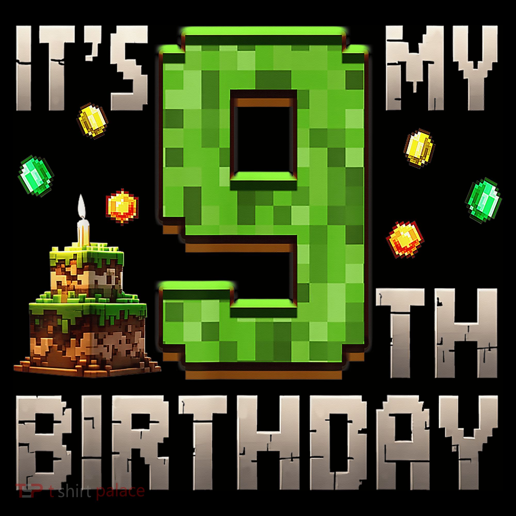 It'S My 9th Birthday 9 Year Old Gamer Pixel Birthday Boy Coffee Mug