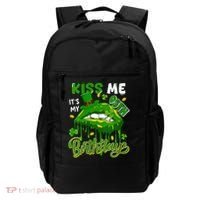 It'S My 95th Birthday St. Patrick'S Day Shamrocks Cute Lips Backpack thumb 0