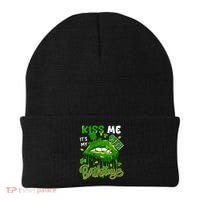 It'S My 95th Birthday St. Patrick'S Day Shamrocks Cute Lips Beanie thumb 0