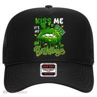 It'S My 95th Birthday St. Patrick'S Day Shamrocks Cute Lips Hat thumb 0