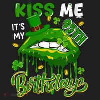 It'S My 95th Birthday St. Patrick'S Day Shamrocks Cute Lips Hat thumb 2