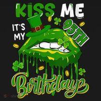 It'S My 95th Birthday St. Patrick'S Day Shamrocks Cute Lips Toddler Hoodie thumb 2