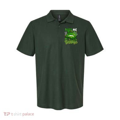 It'S My 95th Birthday St. Patrick'S Day Shamrocks Cute Lips Polo