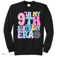 In My 9th Birthday Era Nine Bday 9 Year Old Sweatshirt thumb 0