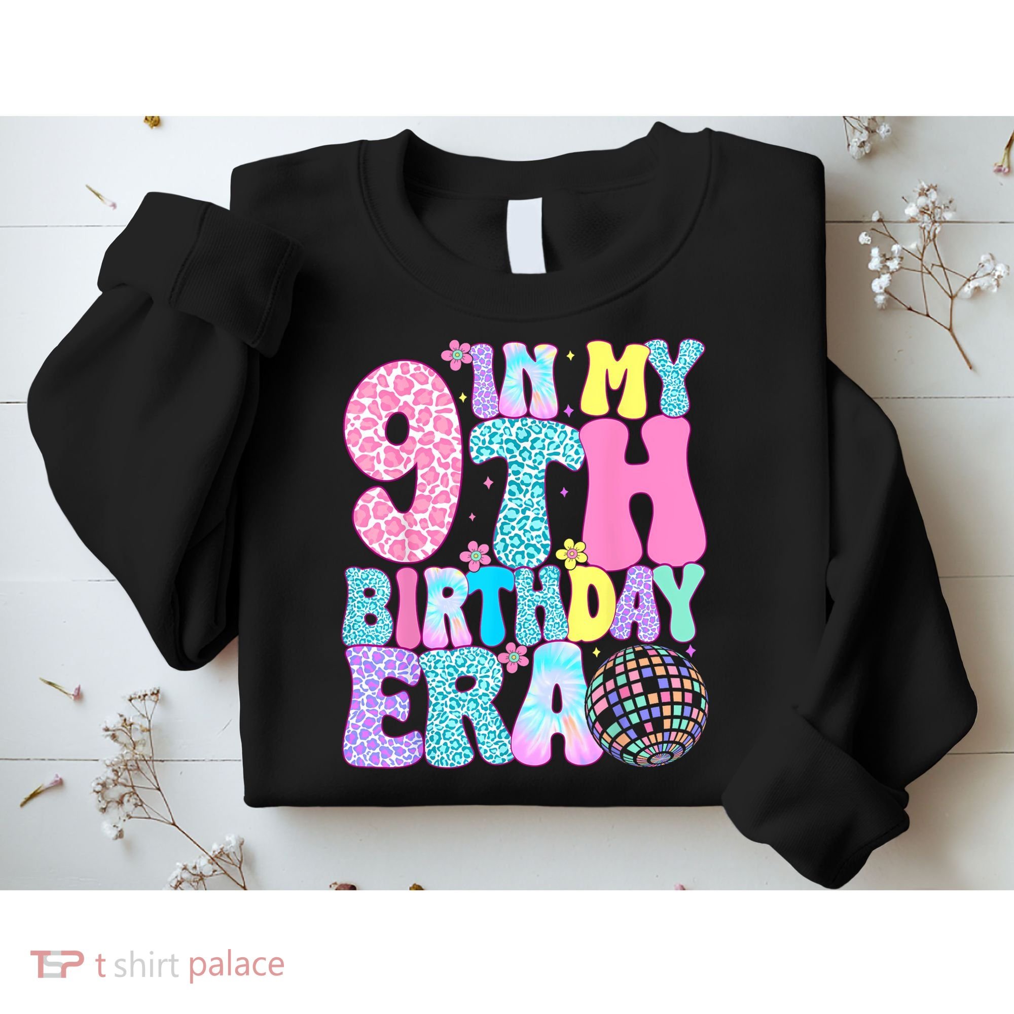 In My 9th Birthday Era Nine Bday 9 Year Old Sweatshirt