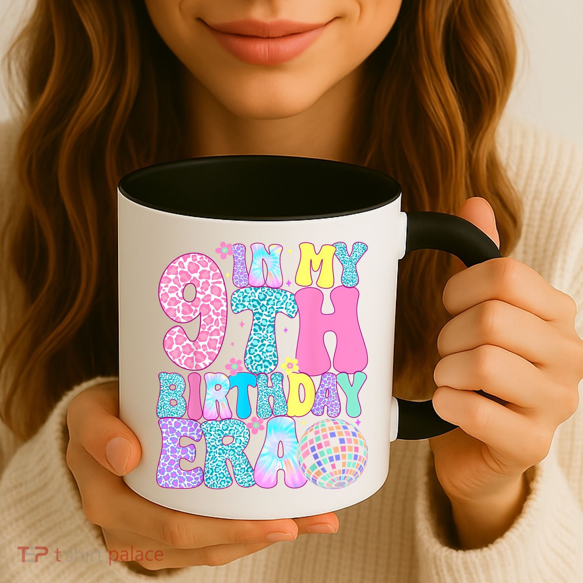 In My 9th Birthday Era Nine Bday 9 Year Old Coffee Mug