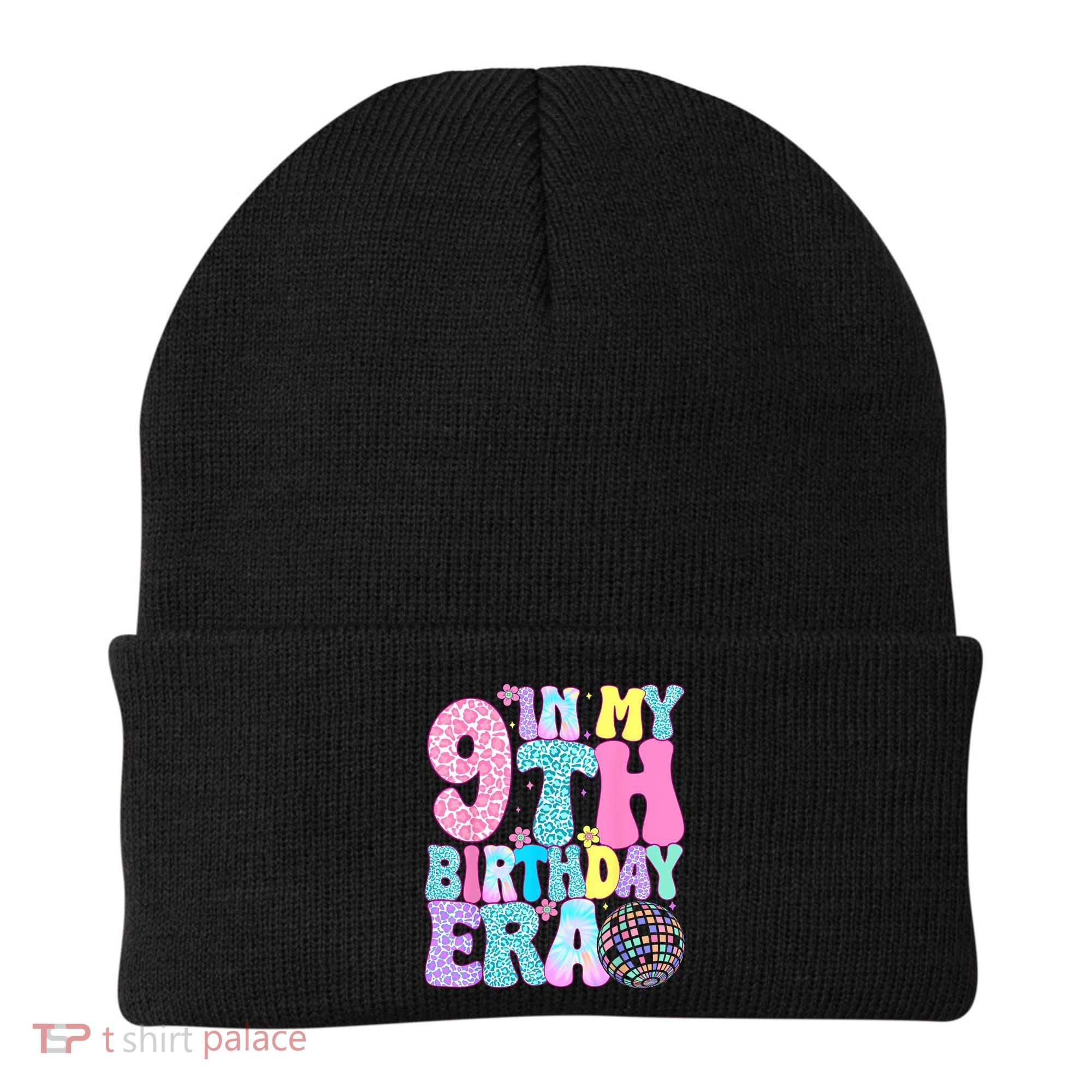 In My 9th Birthday Era Nine Bday 9 Year Old Beanie