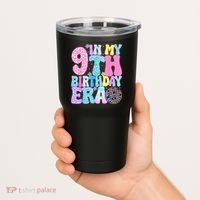 In My 9th Birthday Era Nine Bday 9 Year Old Tumbler thumb 2