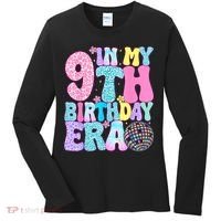 In My 9th Birthday Era Nine Bday 9 Year Old Women's Long Sleeve Shirt thumb 0