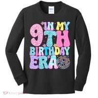 In My 9th Birthday Era Nine Bday 9 Year Old Kids Long Sleeve Shirt thumb 0