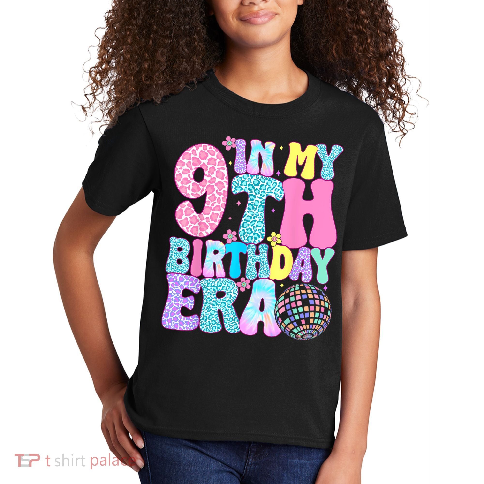 In My 9th Birthday Era Nine Bday 9 Year Old Kids T-Shirt