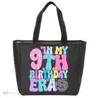 In My 9th Birthday Era Nine Bday 9 Year Old Tote Bag thumb 0