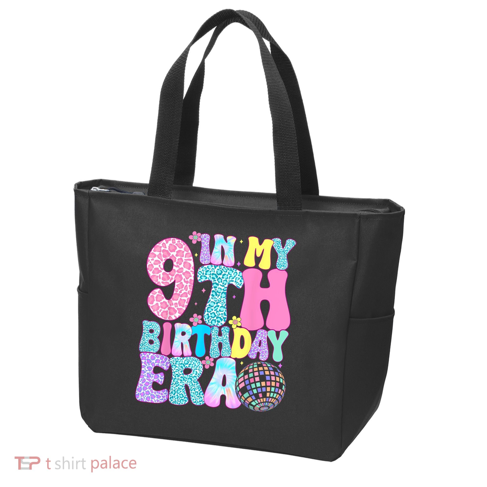 In My 9th Birthday Era Nine Bday 9 Year Old Tote Bag