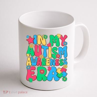 In My Autism Awareness Era Coffee Mug back