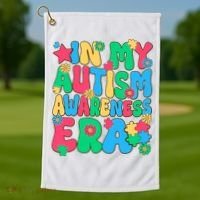 In My Autism Awareness Era Golf Towel thumb 1