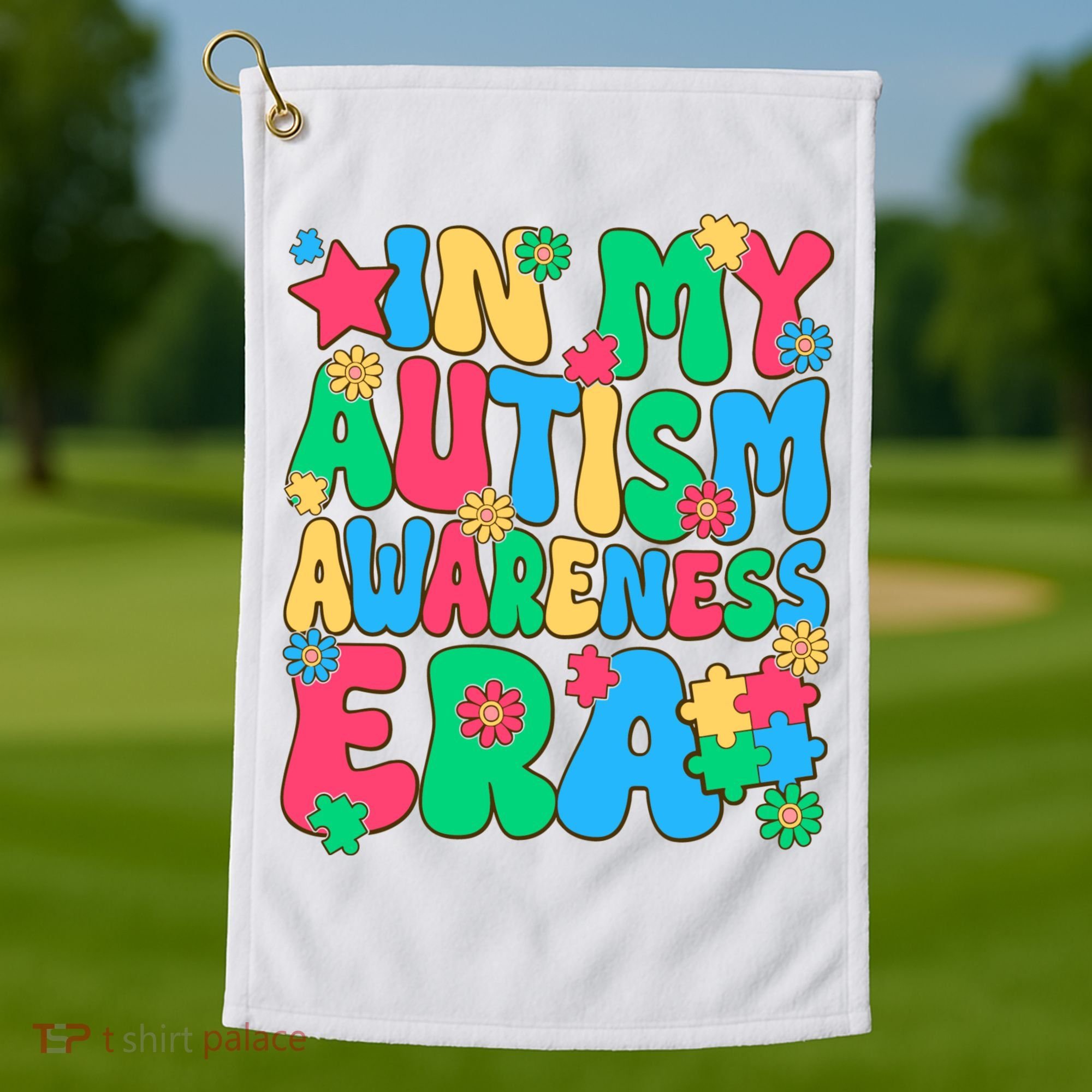 In My Autism Awareness Era Golf Towel