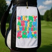 In My Autism Awareness Era Golf Towel thumb 2