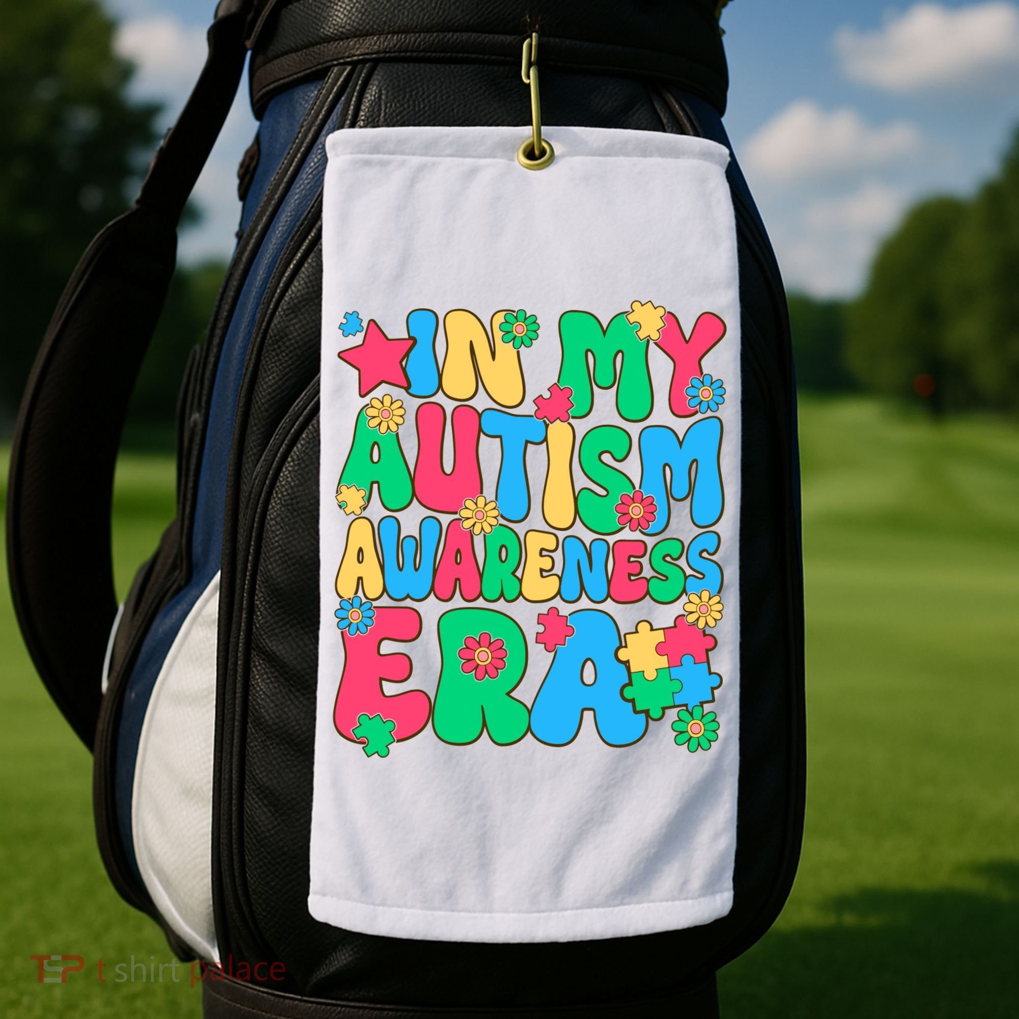In My Autism Awareness Era Golf Towel