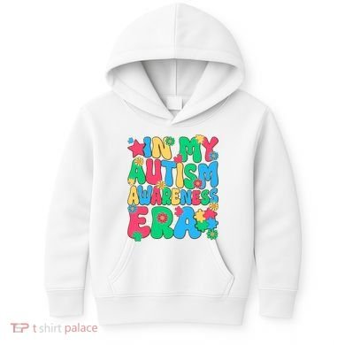 In My Autism Awareness Era Kids Hoodie