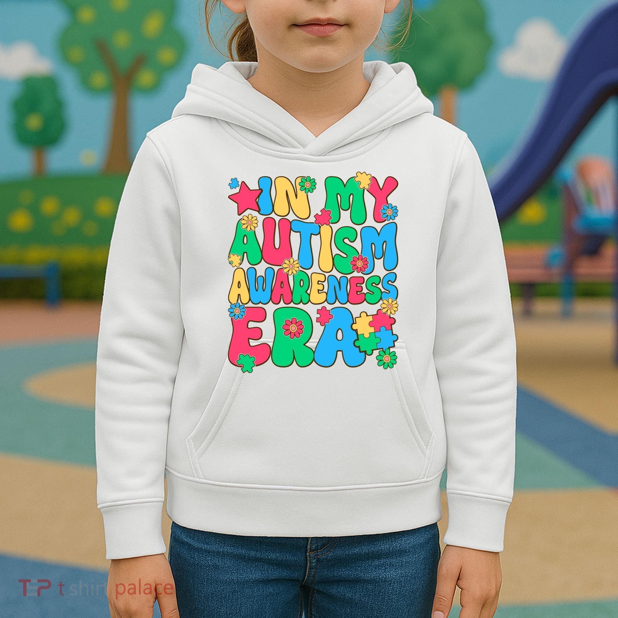 In My Autism Awareness Era Kids Hoodie