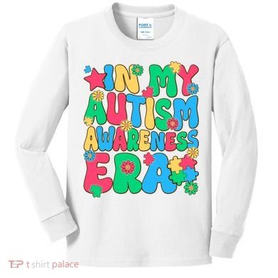 In My Autism Awareness Era Kids Long Sleeve Shirt