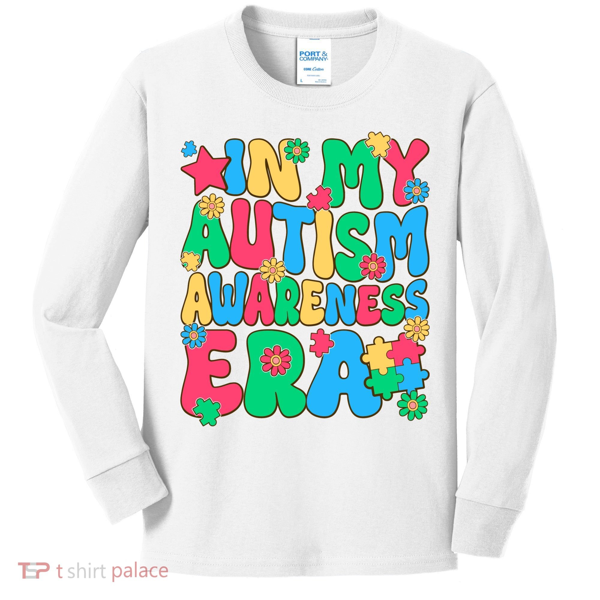 In My Autism Awareness Era Kids Long Sleeve Shirt