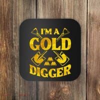 I M A Gold Digger Money Lifestyle Coaster thumb 0