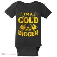 I M A Gold Digger Money Lifestyle Baby Bodysuit thumb 0