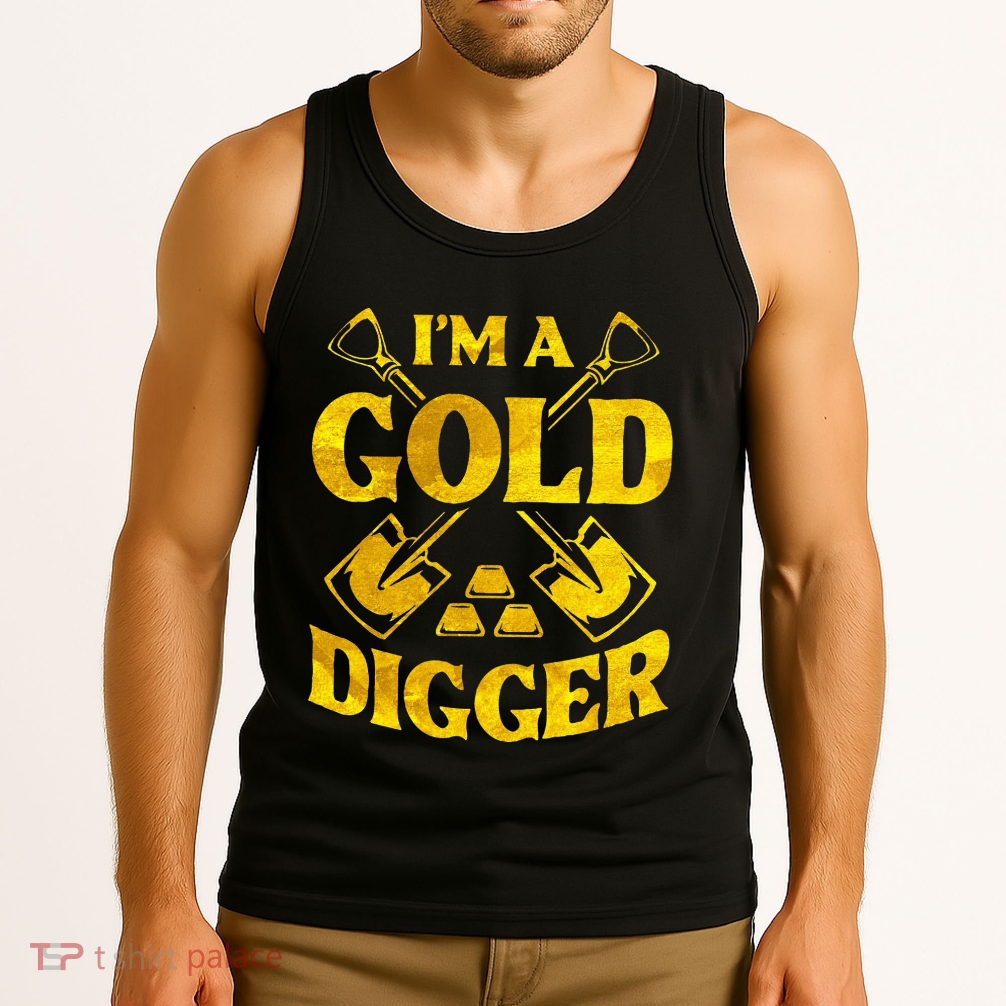 I M A Gold Digger Money Lifestyle Tank Top