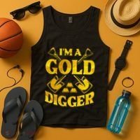 I M A Gold Digger Money Lifestyle Tank Top thumb 4