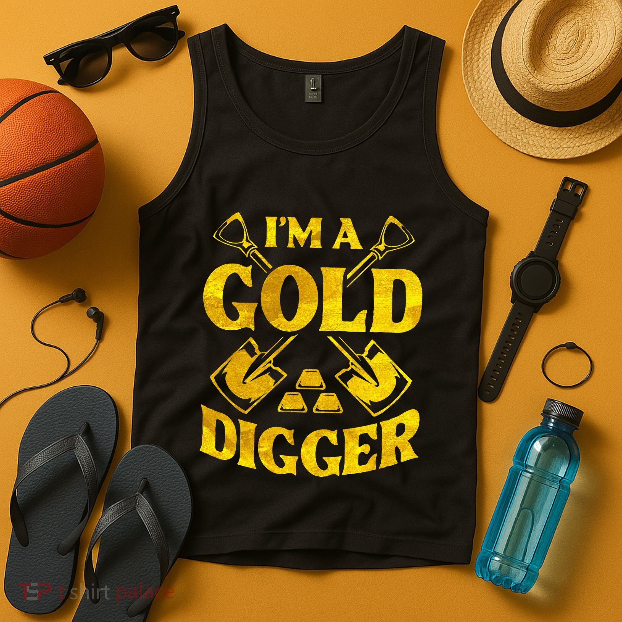 I M A Gold Digger Money Lifestyle Tank Top