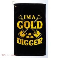 I M A Gold Digger Money Lifestyle Golf Towel thumb 0