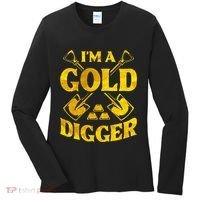 I M A Gold Digger Money Lifestyle Women's Long Sleeve Shirt thumb 0