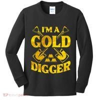 I M A Gold Digger Money Lifestyle Kids Long Sleeve Shirt thumb 0