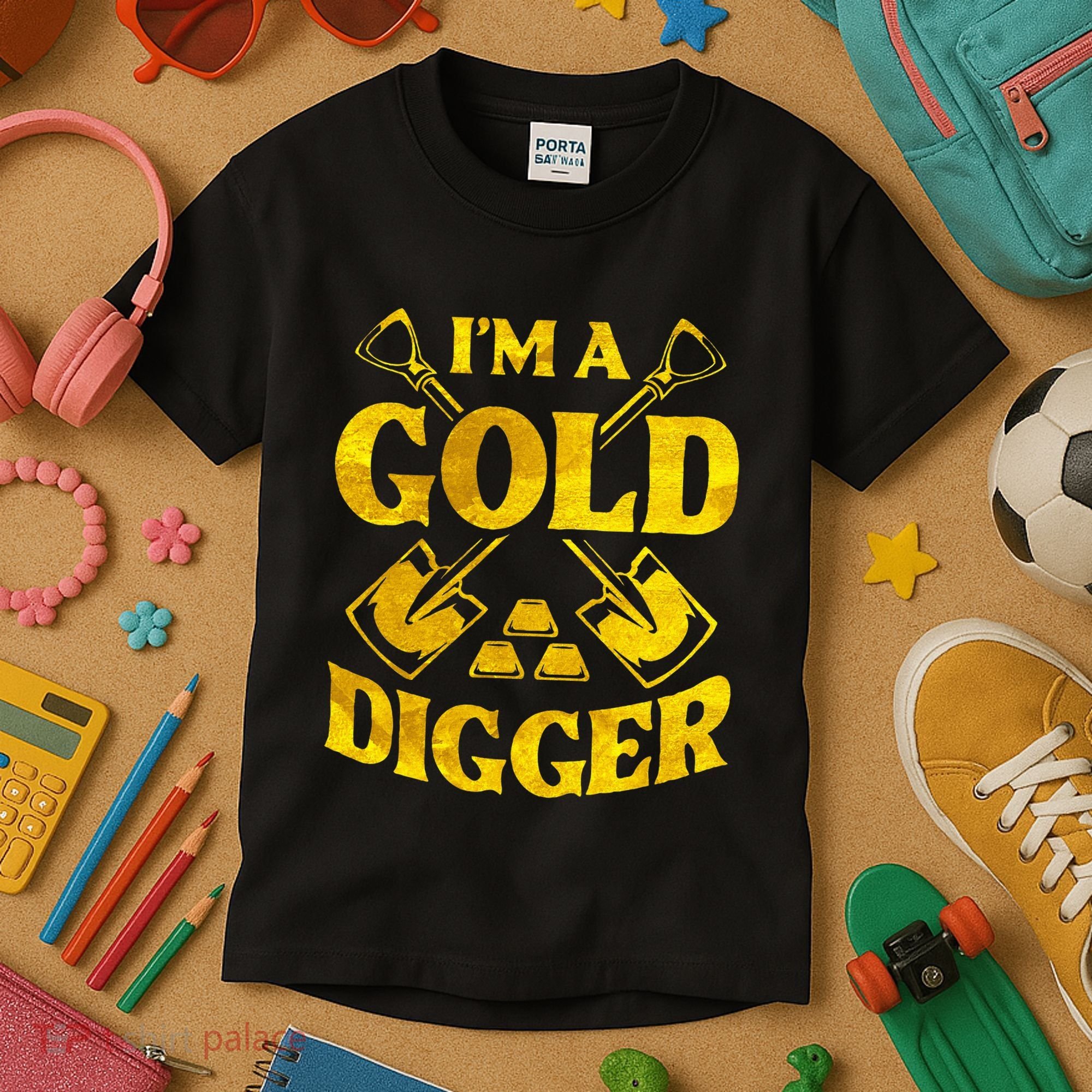 I M A Gold Digger Money Lifestyle Kids T-Shirt