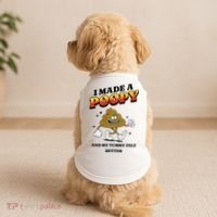 I Made A Poopy And My Tummy Felt Better Humor Meme Doggie Tank thumb 2