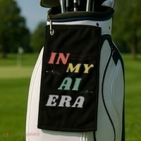 In My Ai Era Artificial Intelligence Network Ai Engineer Era Golf Towel thumb 2
