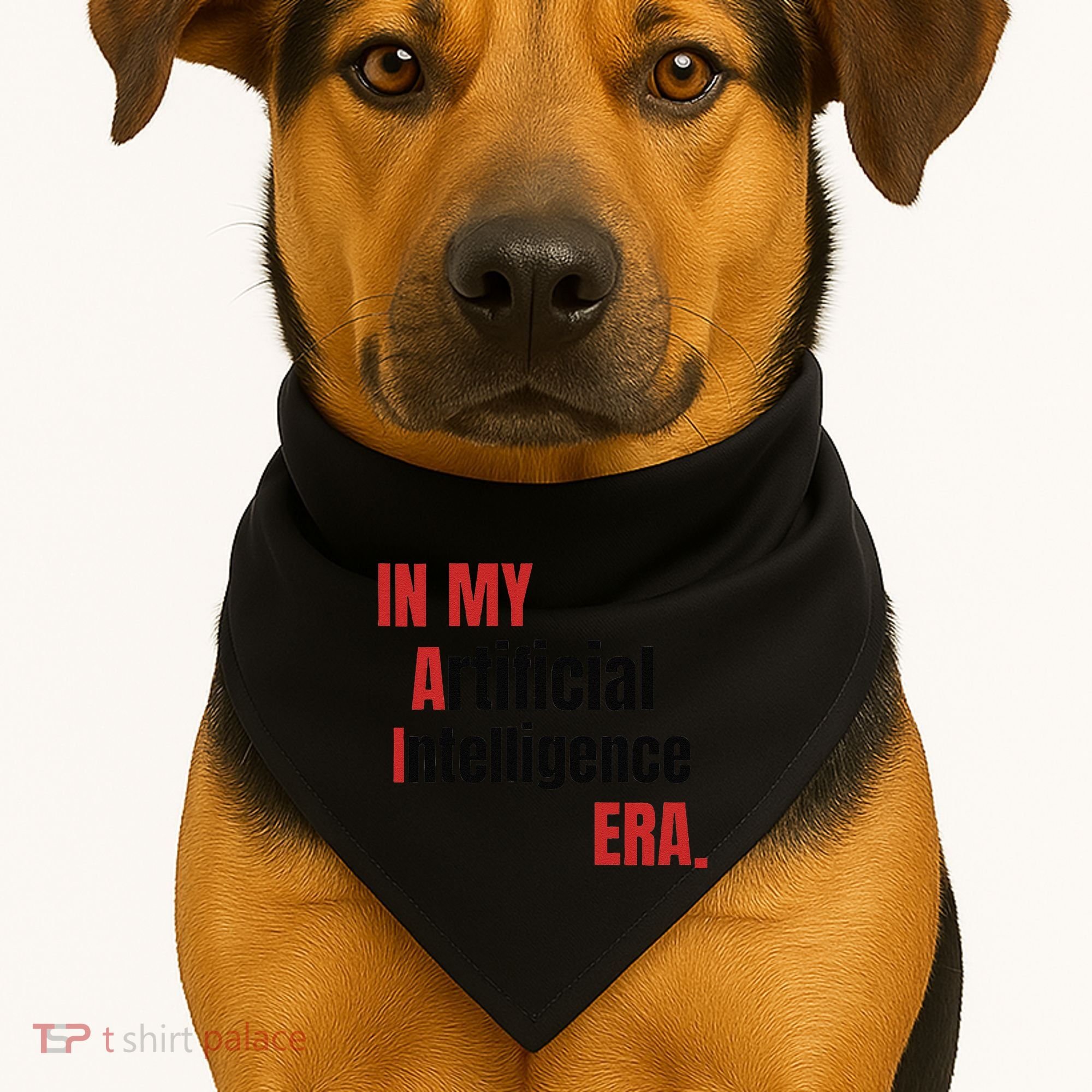 In My Artificial Intelligence Era It Network Ai Engineer Era USA-Made Doggie Bandana